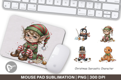 Sarcastic Character Mouse Pad Product Image 1