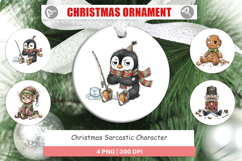 Sarcastic Character Ornament Product Image 1
