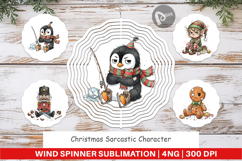 Sarcastic Character Wind Spinner Product Image 1