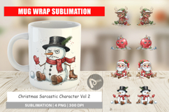 Sarcastic Character Mug Wrap Product Image 1