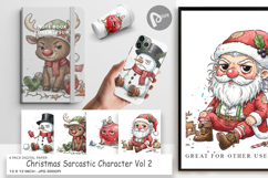 Sarcastic Character Digital Paper Product Image 1