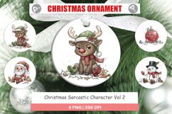 Sarcastic Character Ornament Product Image 1