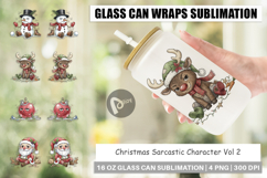 Sarcastic Character Glass Can Product Image 1