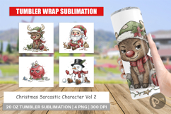 Sarcastic Character Tumbler Product Image 1