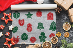 Scandinavian Holiday Ornaments | Christmas Tree, Star, Santa Product Image 4