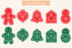 Scandinavian Holiday Ornaments | Christmas Tree, Star, Santa Product Image 6