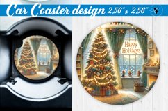Car Coaster | Christmas | Merry Christmas Product Image 1