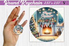 Keychain sublimation | Christmas | Merry Christmas Product Image 1