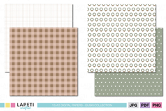 Stylish soft Christmas patterns for printing
