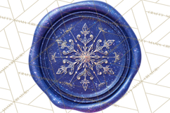 Vintage Christmas Wax Seal Clipart PNG, Holiday Seals Product Image 5