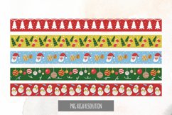 Christmas Stripe - Scrapbooking PNG Product Image 1