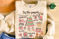 Tis The Season PNG, Santa Claus PNG, Merry Christmas PNG Product Image 5