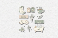 Christmas Stickers Sheet, Printable Stickers Product Image 2