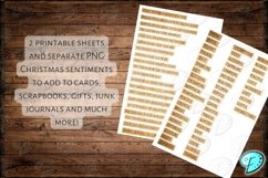 Christmas Sentiments PNG Printables Product Image 2