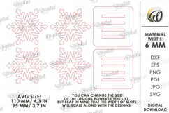 Christmas Coasters with Holder Laser Cut. Drink Coaster SVG Product Image 2
