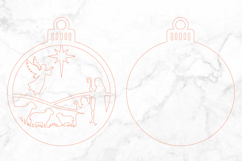 Christmas Shepherd Ornament SVG Laser Cut Product Image 2