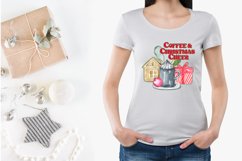 Coffee and Christmas Cheer | Sublimation Design PNG Product Image 2