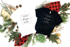 Christmas mockup group shirt White &amp; Black Bella Canvas Product Image 2