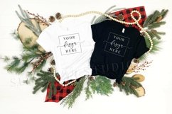 Christmas mockup group shirt White &amp; Black Bella Canvas Product Image 1