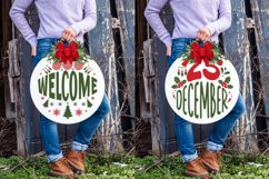 Christmas Round Sign Bundle | Christmas Sign Bundle Svg File Product Image 3