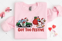 Christmas Silly Goose PNG, Funny Christmas PNG, Goose Product Image 4