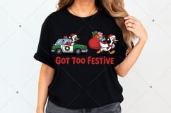 Christmas Silly Goose PNG, Funny Christmas PNG, Goose Product Image 5