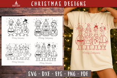 Christmas Silly Goose SVG design Merry Goosmas