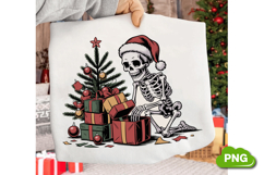 Christmas Skeleton Open Gift Box PNG, Christmas Skeleton Product Image 3