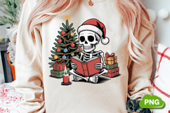 Skeleton Christmas PNG Sublimation Bundle, Christmas Clipart Product Image 9