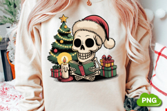 Skeleton Christmas PNG Sublimation Bundle, Christmas Clipart Product Image 8