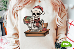 Skeleton Christmas PNG Sublimation Bundle, Christmas Clipart Product Image 7
