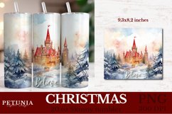 Christmas skinny Tumbler wrap Design Being Used As Tumbler Sublimation
