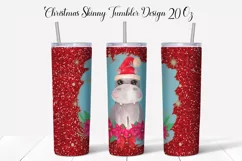 Christmas Skinny Tumbler Design 20 Oz Product Image 1