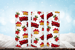 christmas skinny tumbler sublimation wrap with high resolution and transparant background are for 20oz and 30oz skinny tumbler
