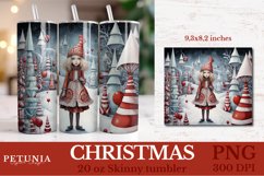 CHRISTMAS SKINNY TUMBLER WRAP DESIGN BEING USED AS A SKINNY TUMBLER WRAP SUBLIMATION