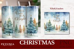 Christmas skinny Tumbler wrap Design Being Used As Tumbler Sublimation