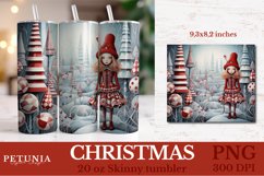 CHRISTMAS SKINNY TUMBLER WRAP DESIGN BEING USED AS A SKINNY TUMBLER WRAP SUBLIMATION