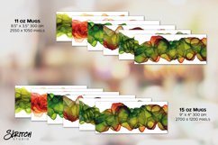 Christmas Gauzy Smoke Sublimation Mug Wraps - 6 Designs Product Image 3