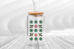 Christmas snow Flower SVG, Christmas Libbey SVG Design Product Image 3