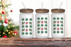 Christmas snow Flower SVG, Christmas Libbey SVG Design Product Image 2
