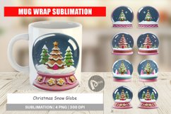 Mug Wrap Design Snow Globe Product Image 1