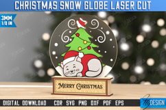 Snow Globe with Stand Laser Cut | Christmas Decorations |Elf Product Image 10