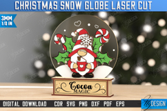 Snow Globe with Stand Laser Cut | Christmas Decorations |Elf Product Image 11