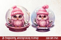 Christmas In Snow Globe Clipart Sublimation, Christmas SVG Product Image 1