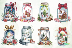 Christmas Snow Jar PNG Product Image 3