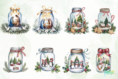 Christmas Snow Jar PNG Product Image 2