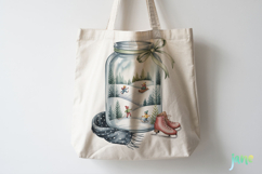 Christmas Snow Jar PNG Product Image 5