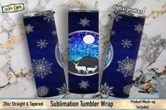 Christmas Sublimation, Snowflake Tumbler, Christmas tumbler