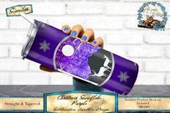 This is Christmas glitter snowflake tumbler wrap design. featuring a purple Ombre. Sized for 20oz skinny tumblers. 