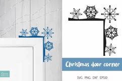 Merry Christmas And Christmas Berries For Door Corner Design Product Image 5